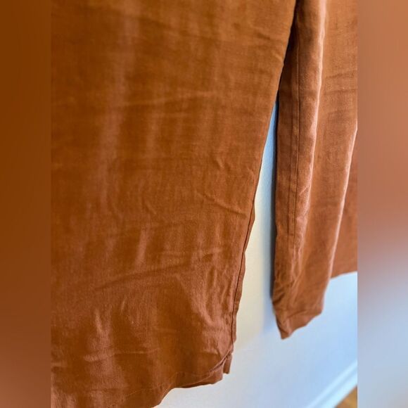 Soft Surroundings Linen Blend Wide Leg Pant - Picture 5 of 6